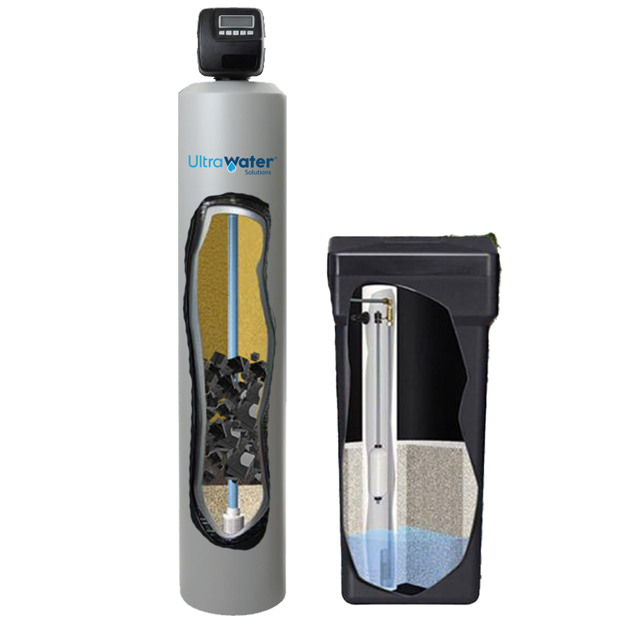 Salt softener schematic
